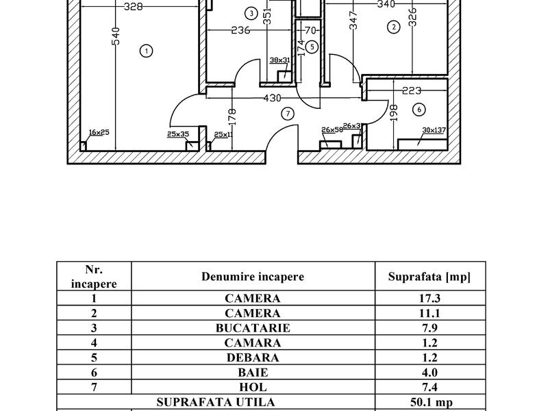 Titan, 2 camere decomandat, bloc 1985, proprietar,